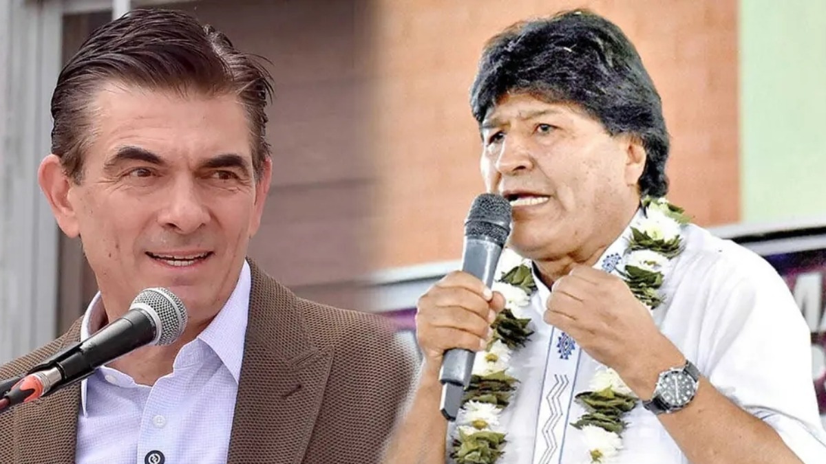 Rodrigo Paz y Evo Morales. Foto: Composición Opinión