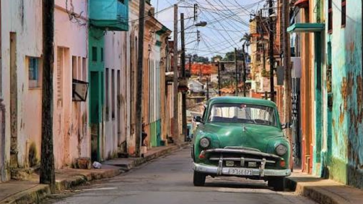 Una calle de Cuba.