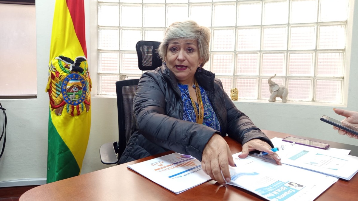 Viceministra de Promoción de la Salud, Vigilancia Epidemiológica y Medicina Tradicional, Roxana Salamanca. Foto: ANF