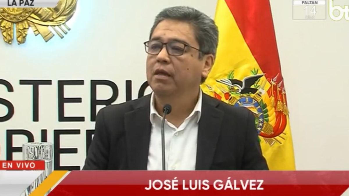 Vocero presidencial, José Luis Gálvez. Foto: Captura.