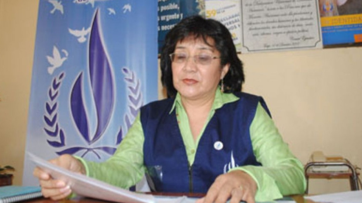 Yolanda Herrera, vicepresidenta de la APDHB. Foto: ANF