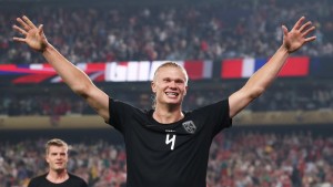El atacante noruego, Erling Haaland.  Foto: FIFA