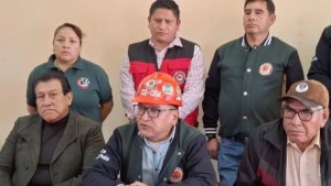 El ejecutivo de la COD de Cochababamba, Edgar Salazar. Imagen: Margen Noticioso.