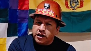 El secretario ejecutivo de la COB, Mario Argollo.
