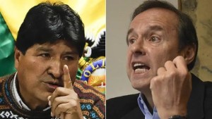 Expresidentes Evo Morales y Jorge Tuto Quiroga. Foto: Internet
