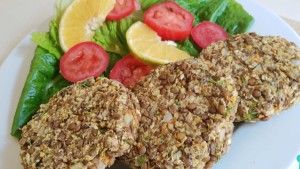 Hamburguesa de lentejas: Foto: Recetas gratis