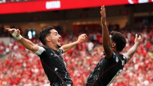 Jugadores de Canadá celebran uno de los goles de su selección.  Foto: FIFA