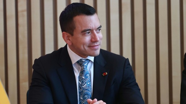 El presidente de Ecuador, Daniel Noboa.