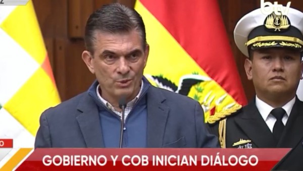 El presiodente del país, Rodrigo Paz.