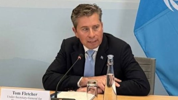 El secretario general adjunto de Asuntos Humanitarios de la ONU y máximo responsable de la OCHA, Tom Fletcher.