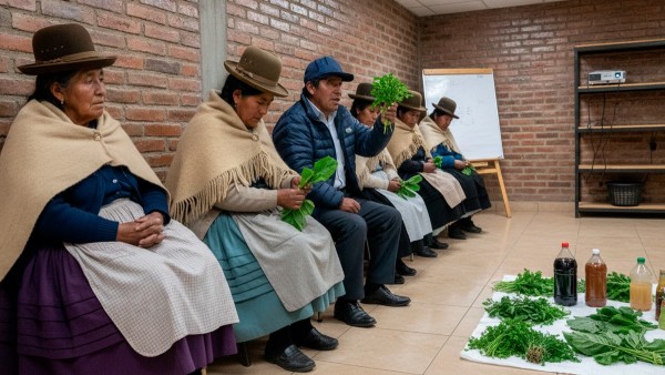 Existen saberes ancestrales, prácticas populares y conocimientos occidentales que conviven en la vida cotidiana. Foto: Unifranz