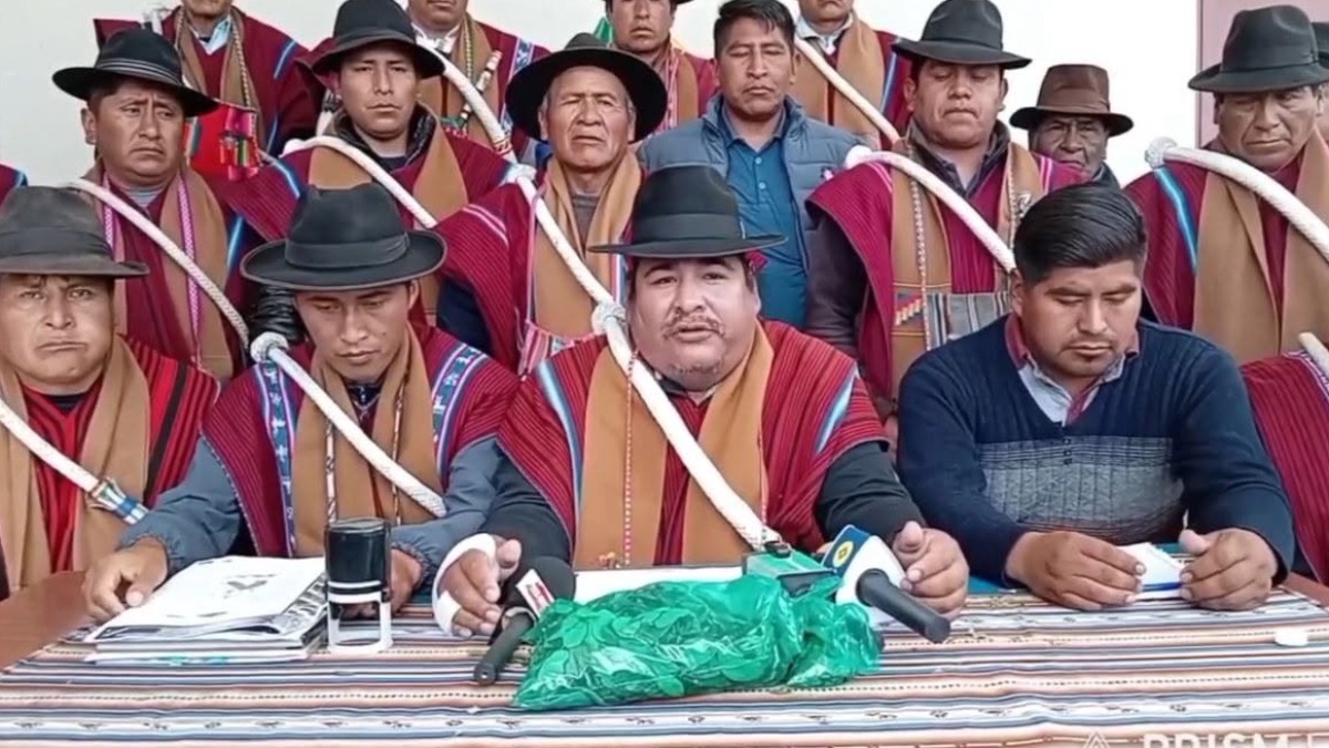 Dirigencia de la Federación de Campesinos Tupac Katari. Foto: Internet