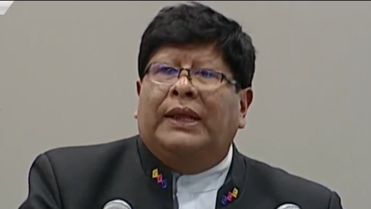 El alcalde de El Alto, Eliser Roca. Captura de video.