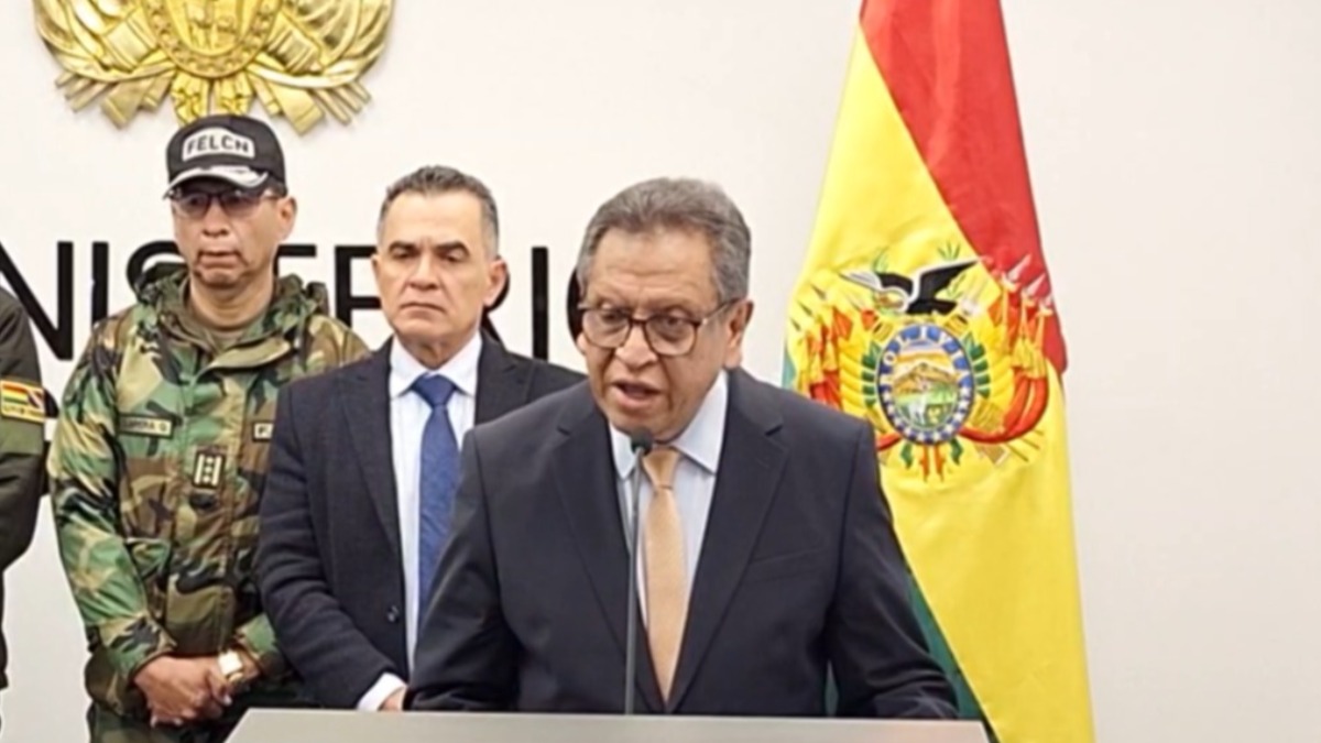 El ministro de Gobierno, Marco Antonio Oviedo.