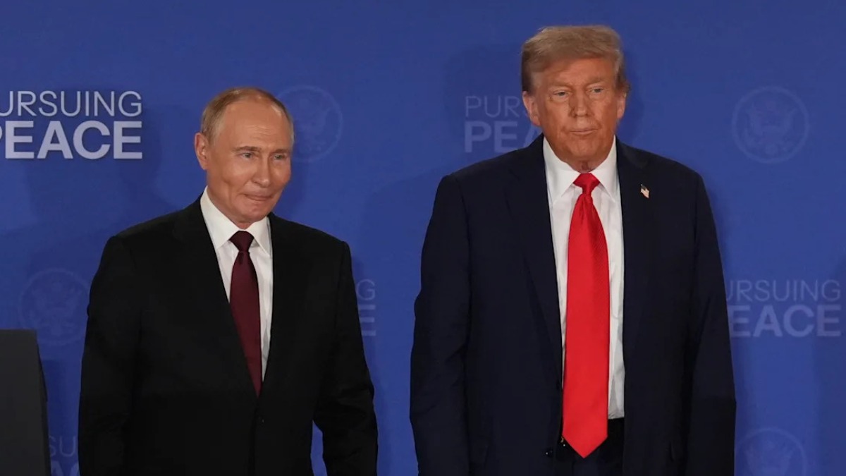 El presidente ruso, Vladimir Putin, y su homólogo estadounidense Donald Trump.