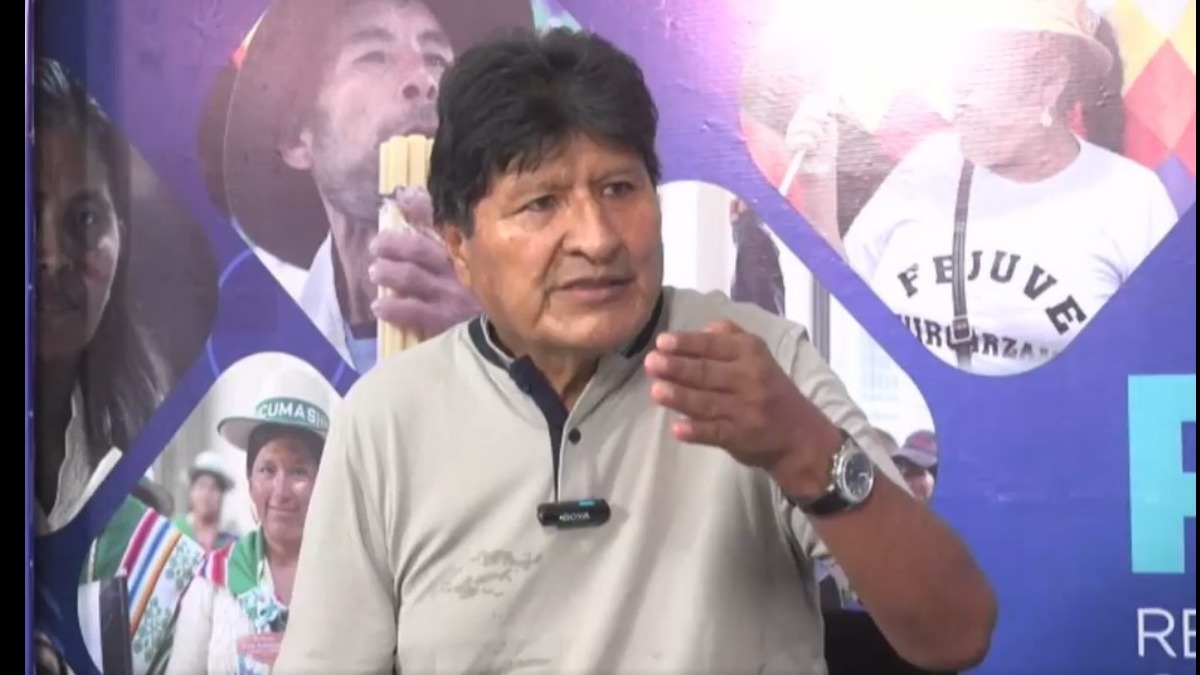 Expresidente Evo Morales. Foto: Captura