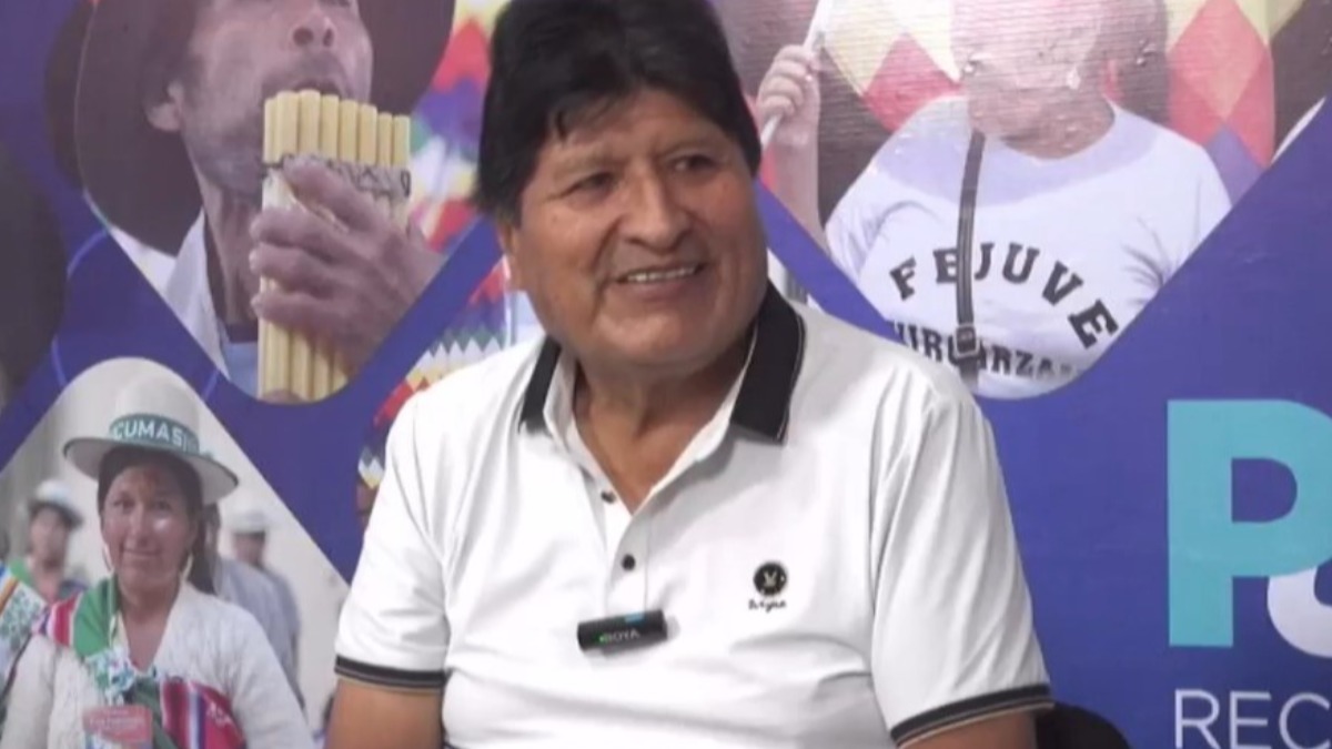 Expresidente Evo Morales. Foto: Captura