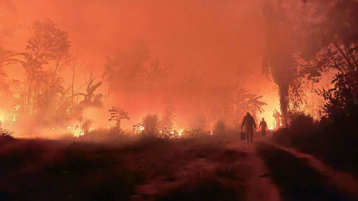 Incendio forestal en Bolivia. Imagen archivo: RRSS