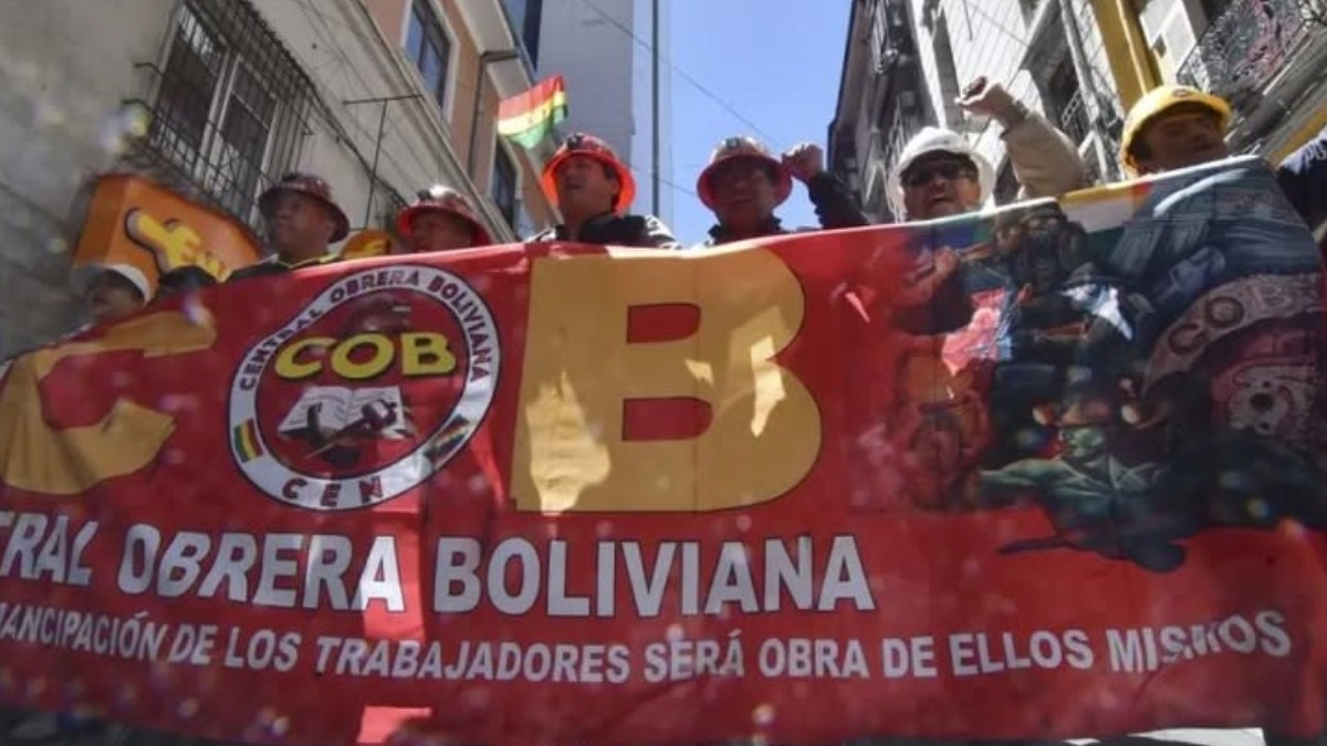 La COB mantiene sus medidas de presión desde hace 45 días. Foto: OInternet