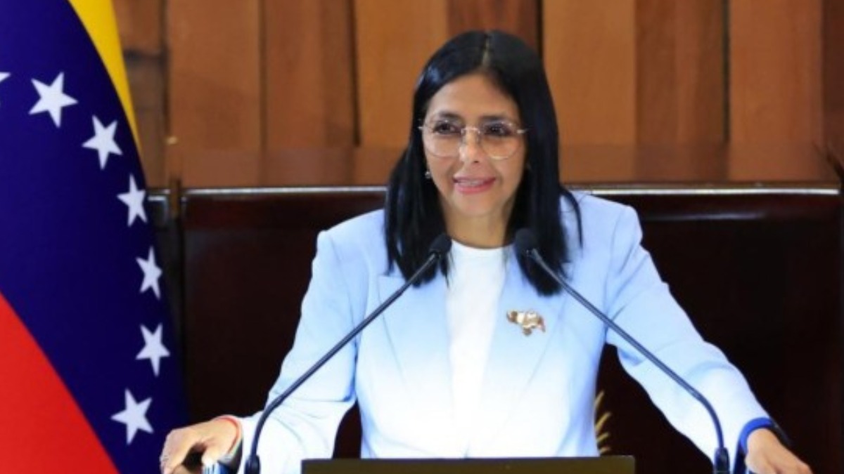 La presidenta encargada de Venezuela, Delcy Rodríguez.