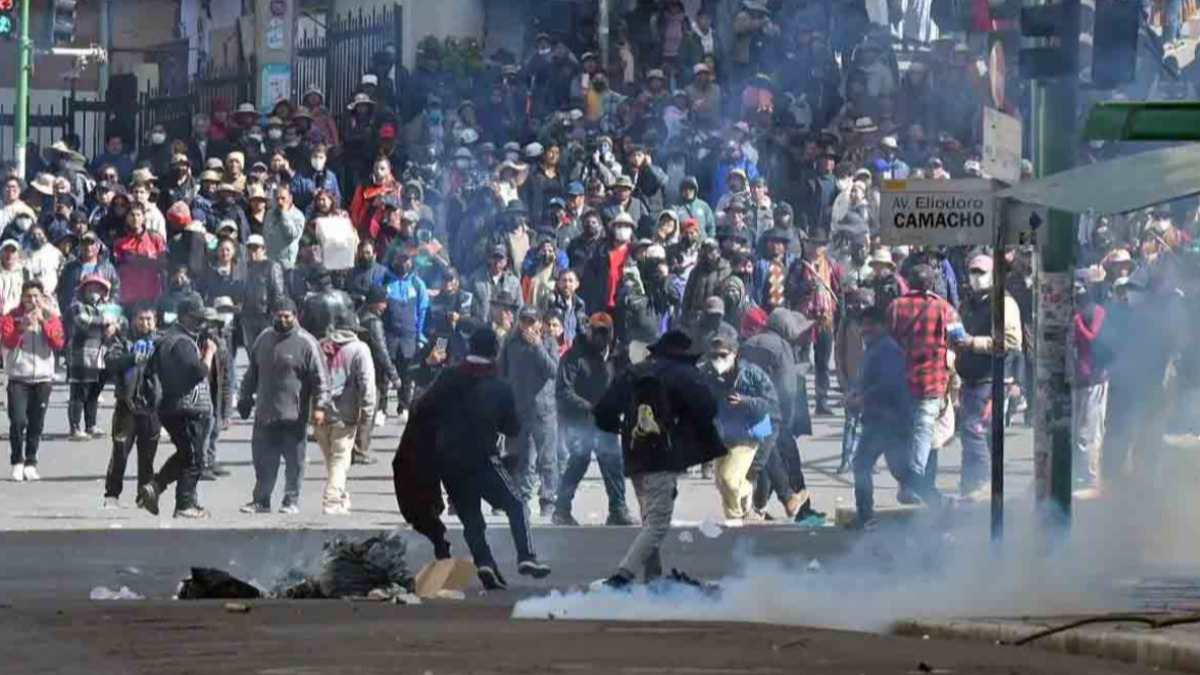 Movilizaciones en La Paz. Foto: internet