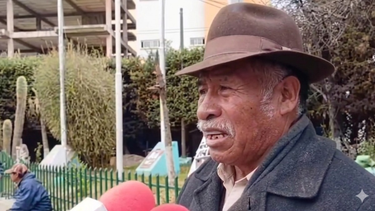 Presidente de Anambo, Nicanor Torrejón. Foto: captura de video