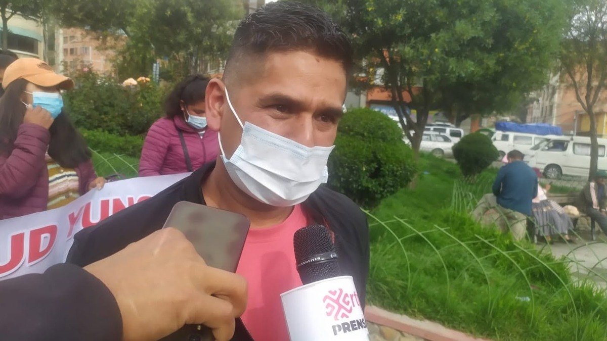 Raúl Uría, exdirigente de la Juventud Yungueña. Foto archivo: RTP