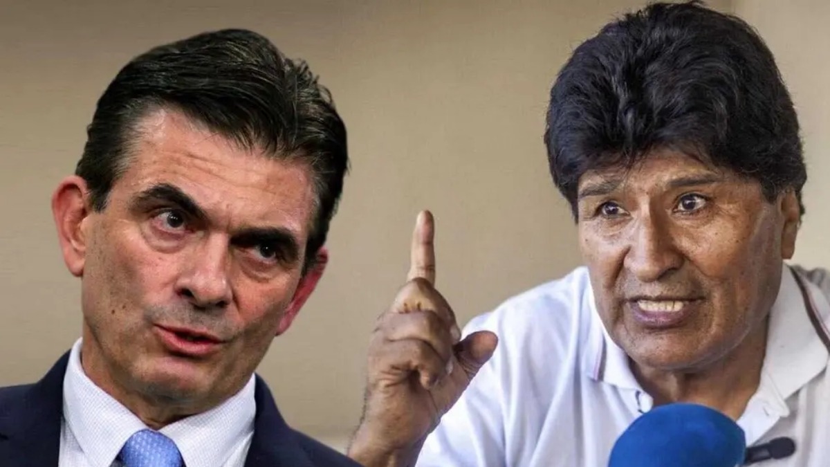 Rodrigo Paz y Evo Morales. Foto: Opinión