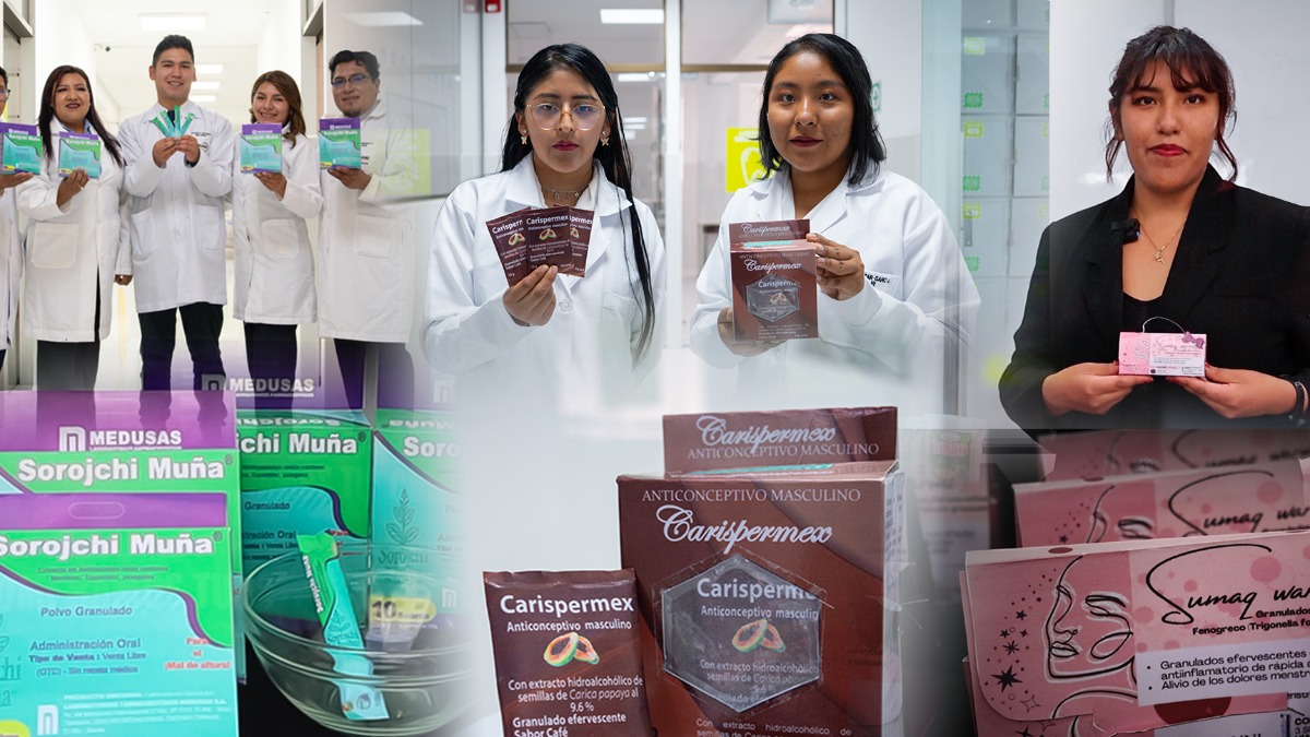Uno de los proyectos más llamativos es Carispermex, un potencial anticonceptivo masculino elaborado a partir de extracto de semilla de papaya.  Foto: Unifranz