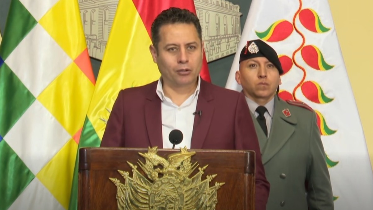 Vicepresidente cuestiona fondo solidario propuesto por el presidente Paz. Foto: Captura de video