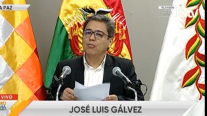 El vocero presidencia, José Luis Gálvez. Archivo