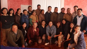 Encuentro de los periodistas de la RED Erbol. Fotografía: Erbol