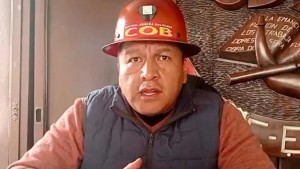 Mario Argollo, ejecutivo de la COB. Foto: Internet