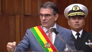 Rodrigo Paz culpa a Evo por frenar el desarrollo paceño. Foto: Captura de video