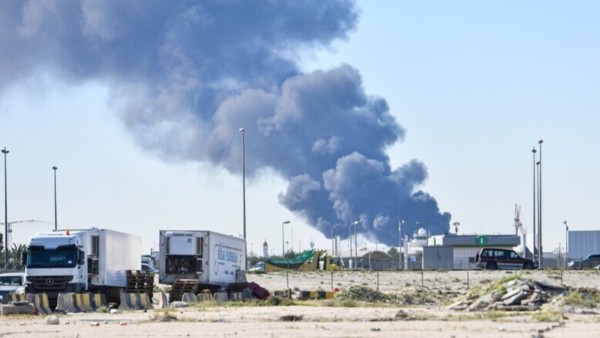 Bombardeos iraníes en Kuwait.