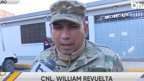 El comandante de la Segunda División del Ejército, William Revuelta.