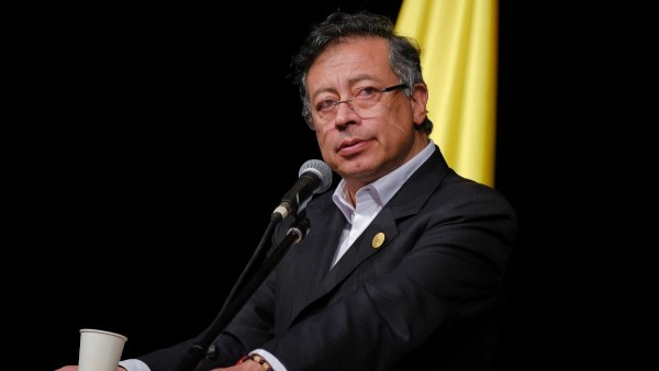 El presidente saliente de Colombia, Gustavo Petro.