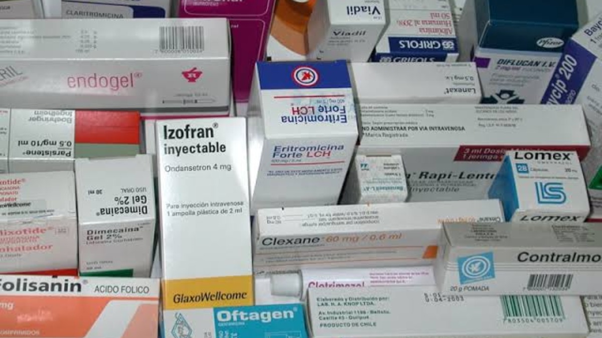 Algunos medicamentos genéricos.