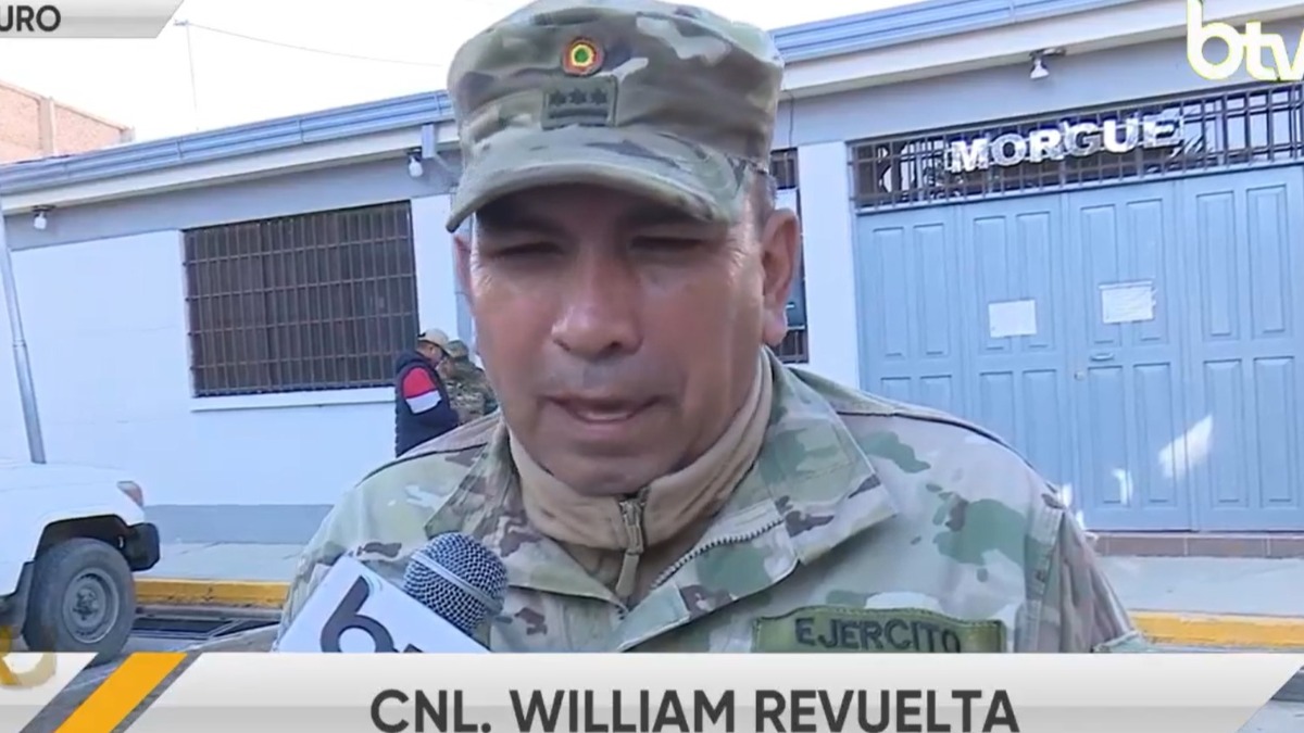 El comandante de la Segunda División del Ejército, William Revuelta.