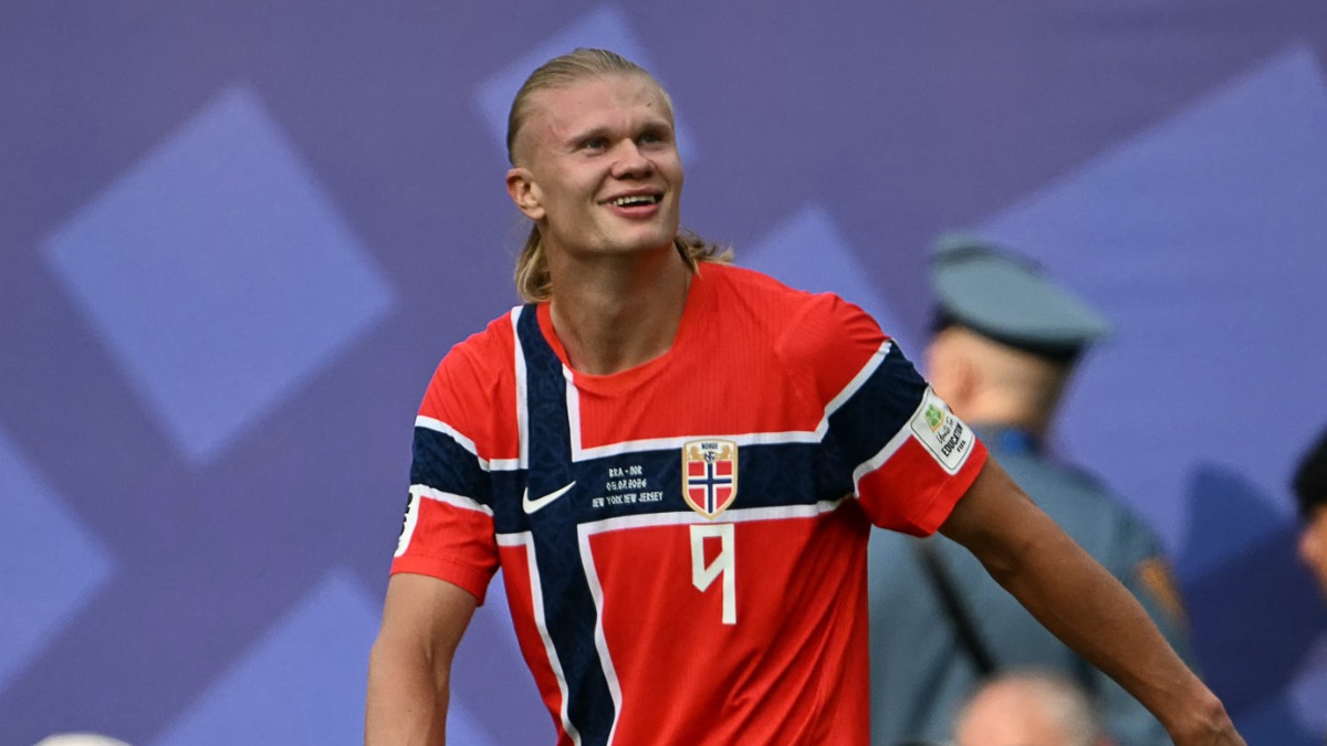 El delantero noruego Erling Haaland.  Foto: FIFA