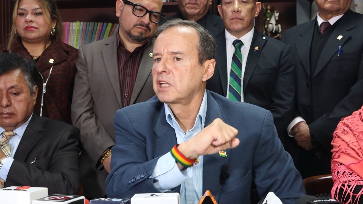El expresidente Jorge Quiroga