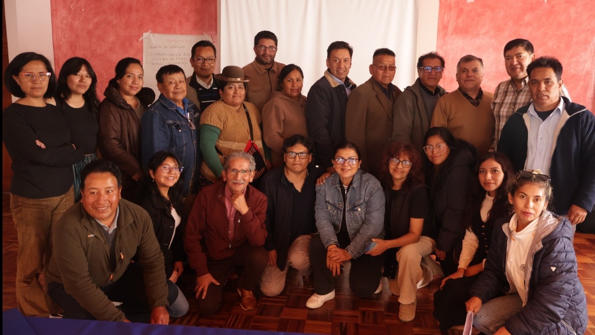 Encuentro de los periodistas de la RED Erbol. Fotografía: Erbol