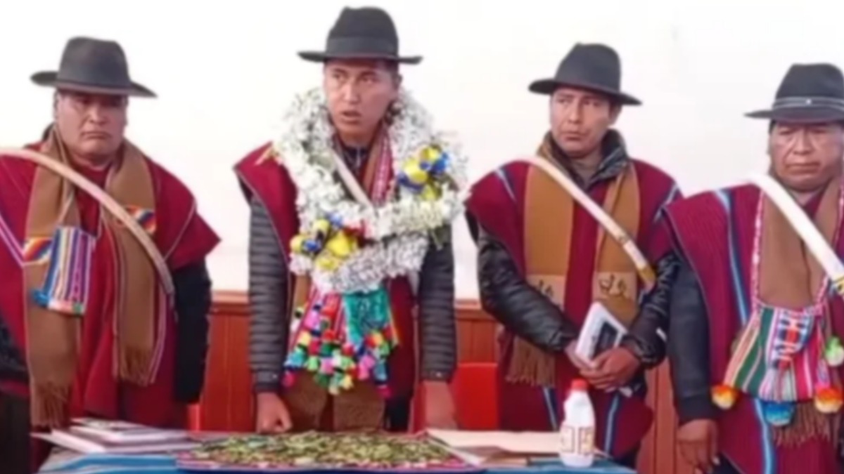 Rolando Choque asume la dirigencia de la Túpac Katari. Foto: RRSS