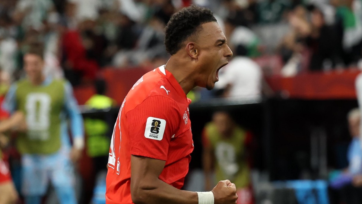 Suiza celebra su pase a octavos de final del Mundial 2026.